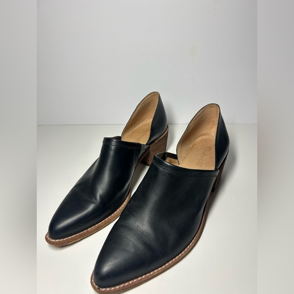 Madewell Brady Womens Low Cut Booties Boots Size 11 Leather Black H6677 $168 - Picture 1 of 10